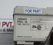 Omron H5L-a Time Switch 12A 250Vac 50/60Hz (Not Working)