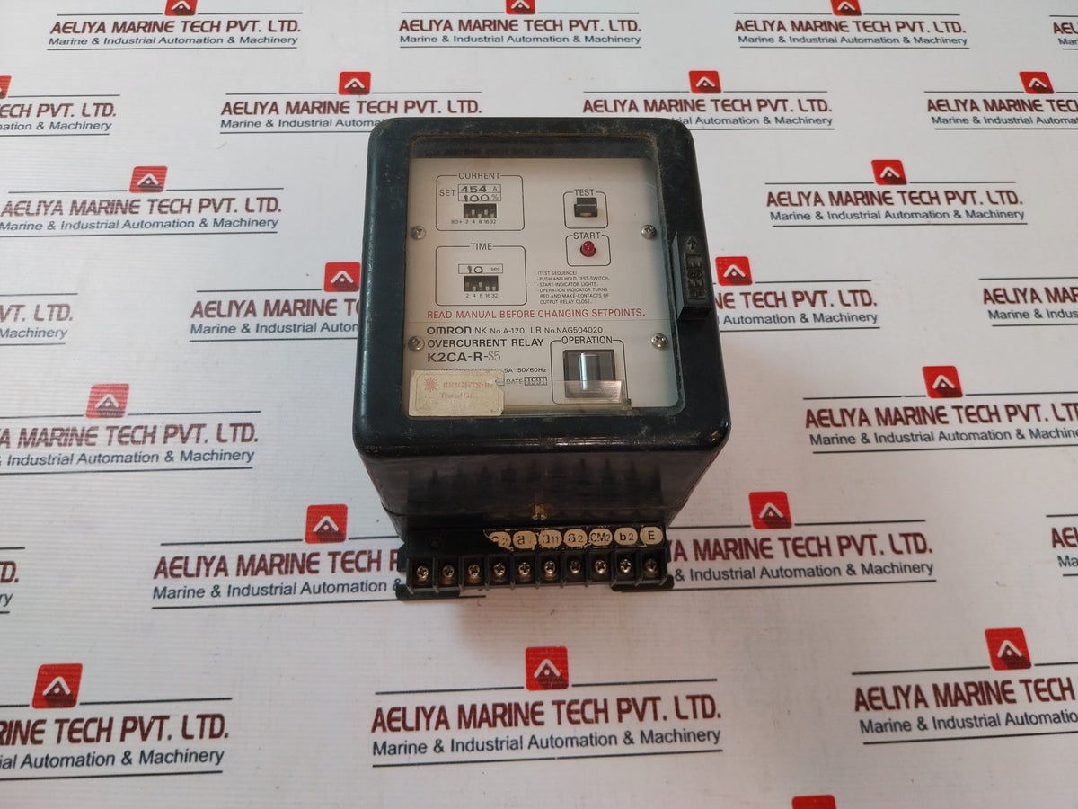 Omron K2Ca-r-s5 Overcurrent Relay 10 Sec