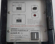 Omron K2wr-r-s5 100/110/200/220vac 5a 50/60hz 10 Sec Reverse Power Relay