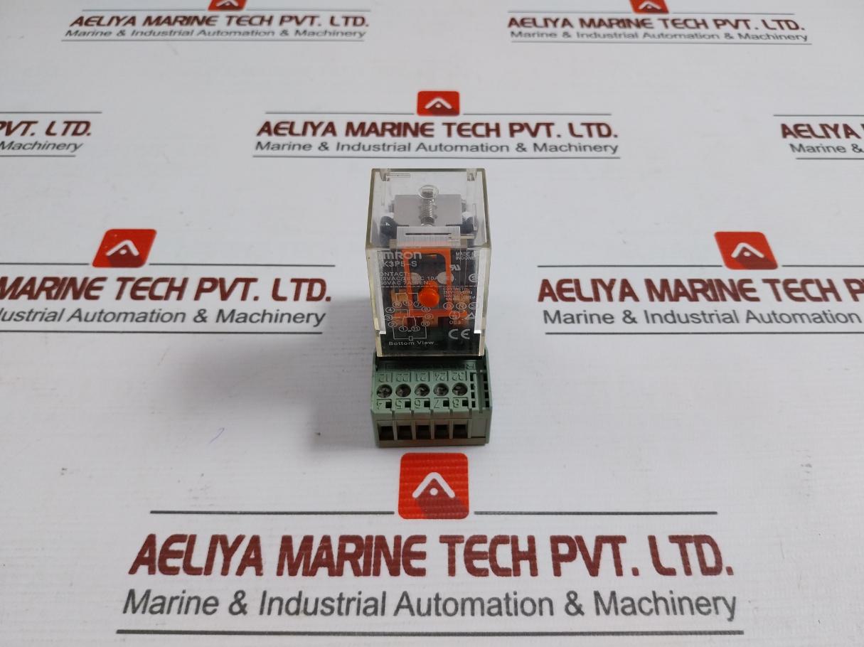 Omron Mk3P5-s Relay Socket 250Vac/28Vdc 10A Res