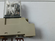 Omron My2N Miniature Power Relay With Socket Iec255 24V Dc 7A 250Vac