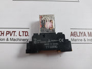 Omron My4 Miniature Power Relay With Base 220/240Vac (S) 5A 250Vac 30Vdc