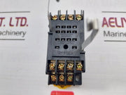 Omron My4N-d2 Miniature Power Relay With Base 24Vdc Iec255 Pyf14A 5A 240V~Ac1