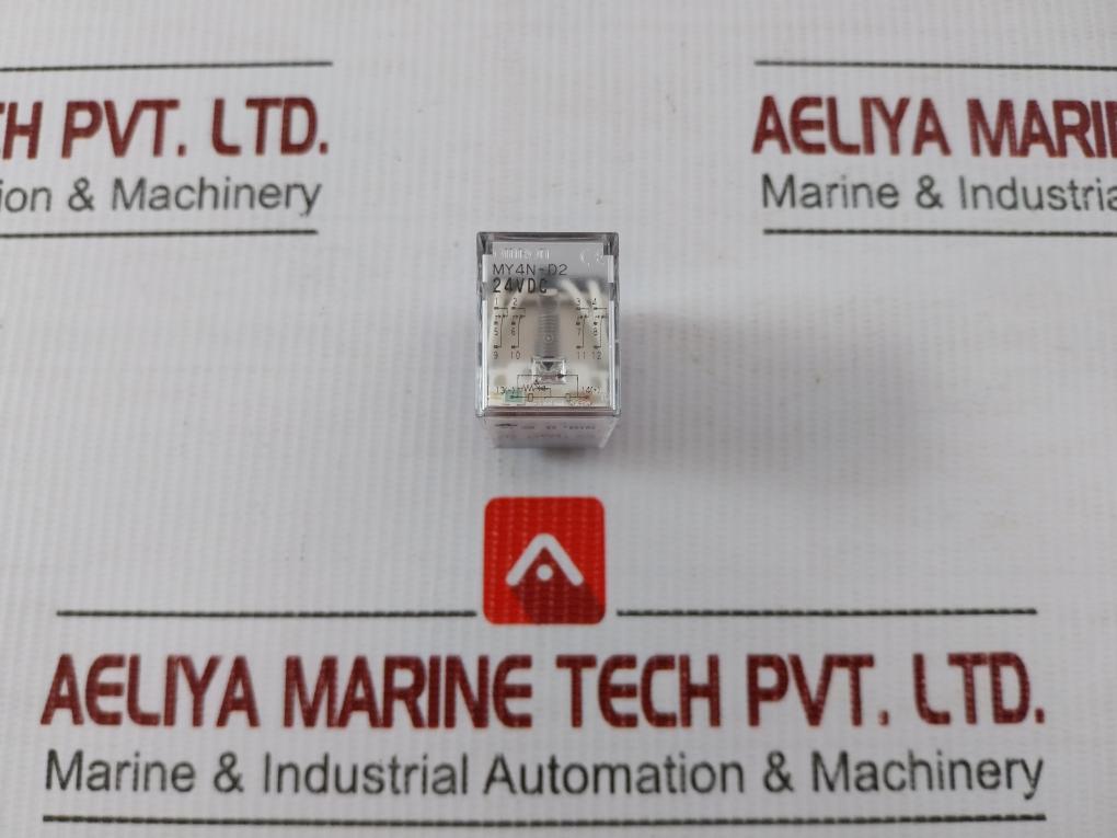 Lot Of 6x Miniature Power Relay 5a 250vac 30vdc By Omron My4n-D2