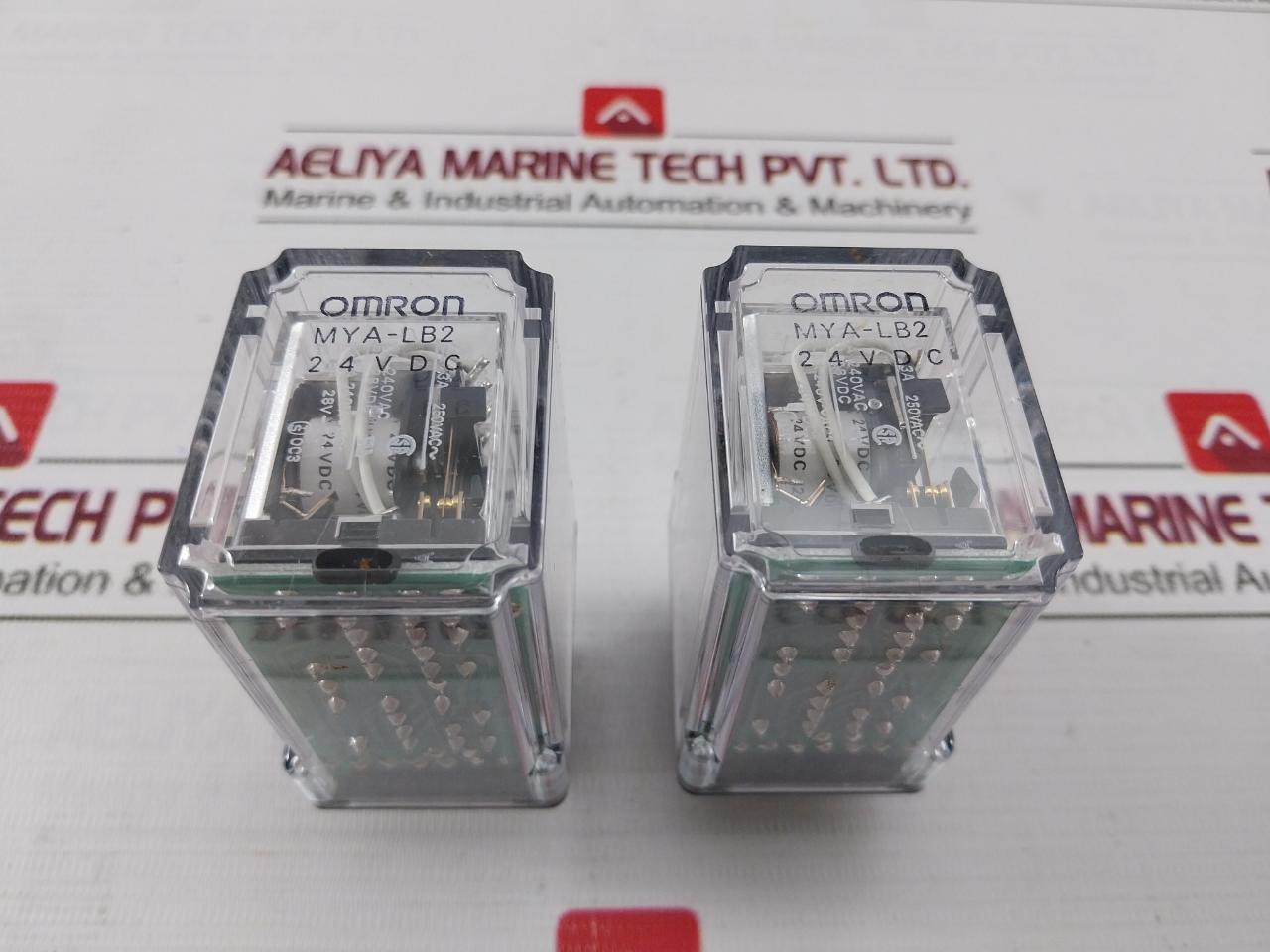 Omron Mya-lb2 Power Relay 24Vdc 2558Y8 0248Yu 5A 28V-dc1