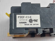 Lot of 3X Omron P2CF-11-E Relay Socket 10A 250VAC