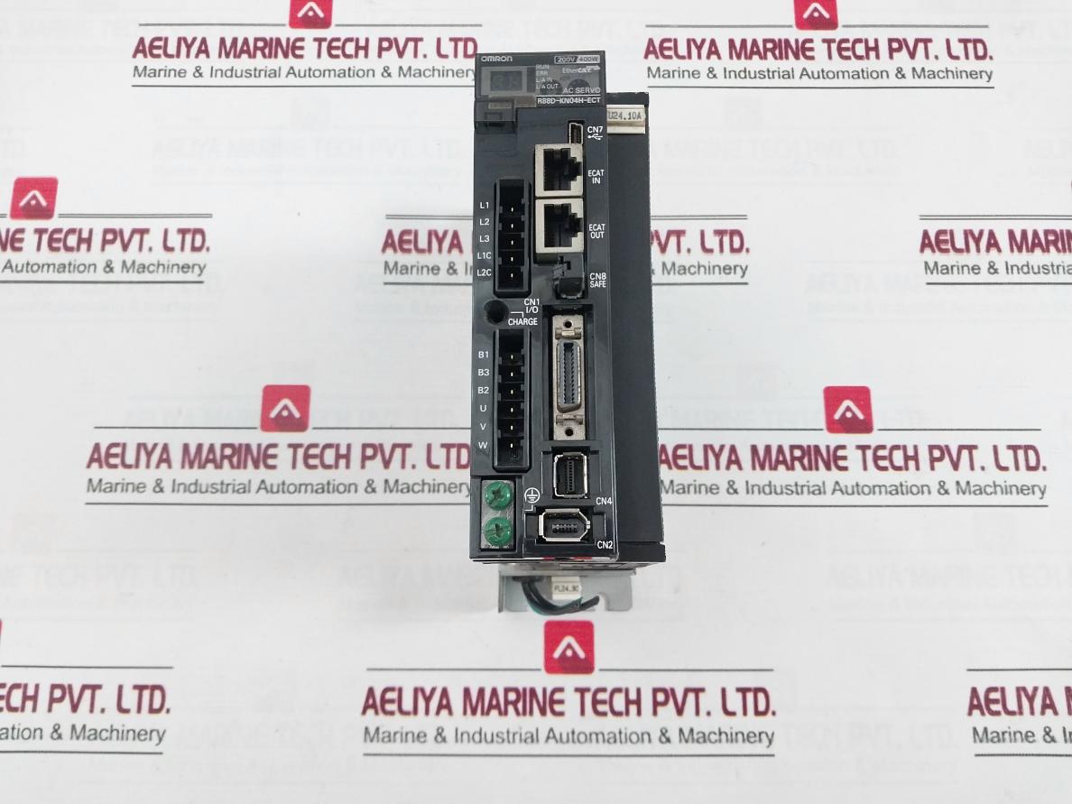 Omron R88D-kn04H-ect Ethercat Ac Servo Drive 200-240V 400W 2.1