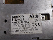 Omron S82J-5524 Power Supply Unit Ac100-120V 50/60Hz 1.4A Dc24V 2.1A