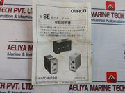 Omron Se-kp2N Motor Relay 1-10 Sec 50/60Hz Used