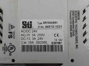 Omron Sr103Am01 Safety Relay Ac/Dc 24V-15A