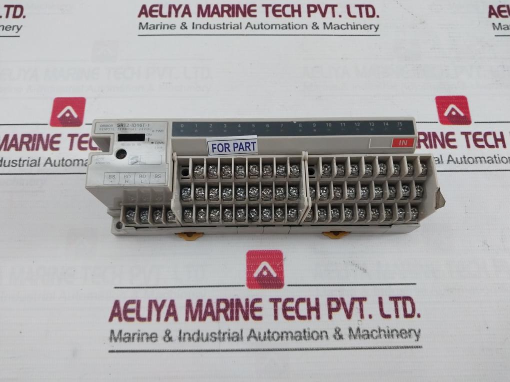 Omron Srt2-id16T-1 Remote Terminal 24V Dc 6Ma/Point (Not Working)