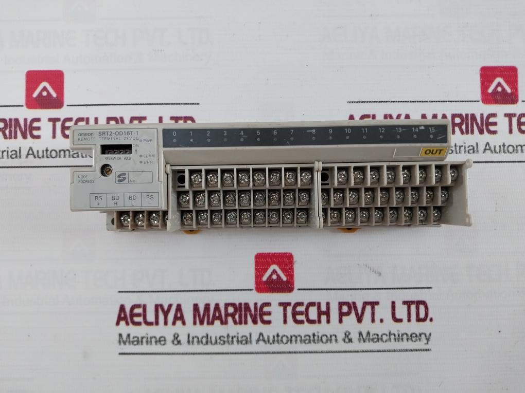 Omron Srt2-od16T-1 Remote Terminal 24Vdc 0.5A/Point