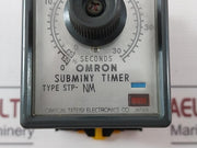 Omron Stp-nm Subminy Timer With Socket 8Pfa 0-30/36 Second 100/110V 50/60Hz