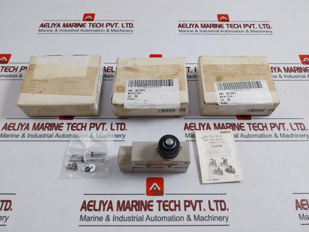 Omron Ze-n-2 General Purpose Horizontal Limit Switch 15A 125, 250 Or 480Vac