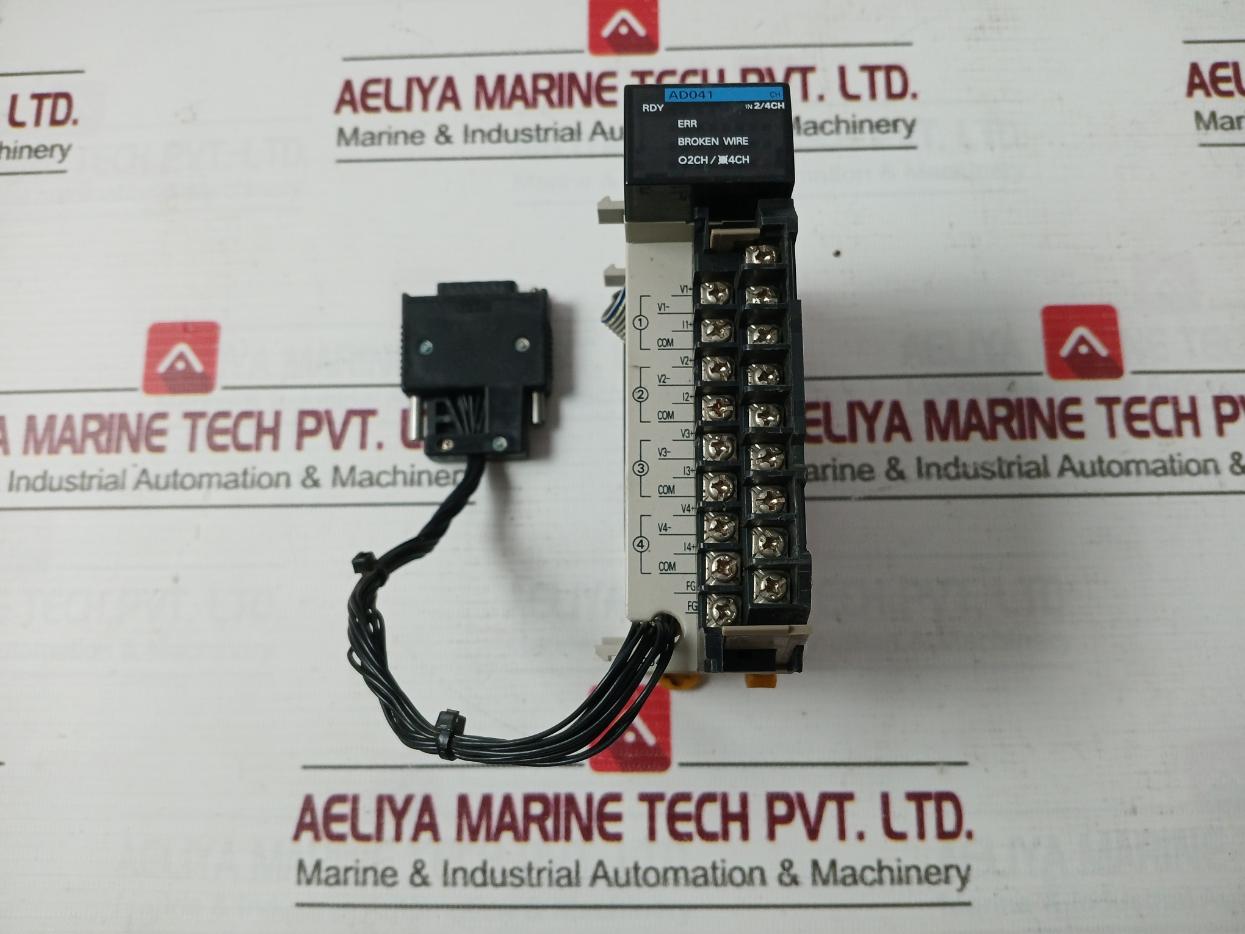 Omron Cqm1-ad041 Input Module 4 Point