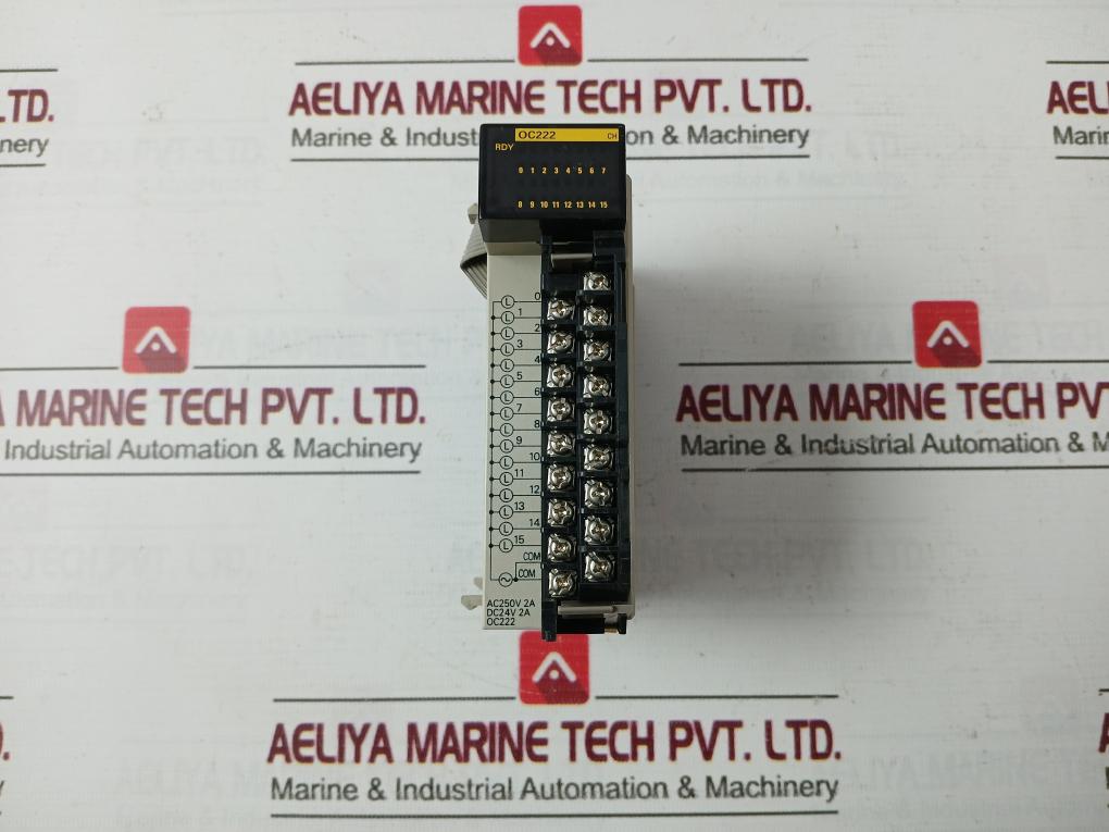 Omron Cqm1-oc222 Output Module 8A/U 16 Points 120Vac Rev.A
