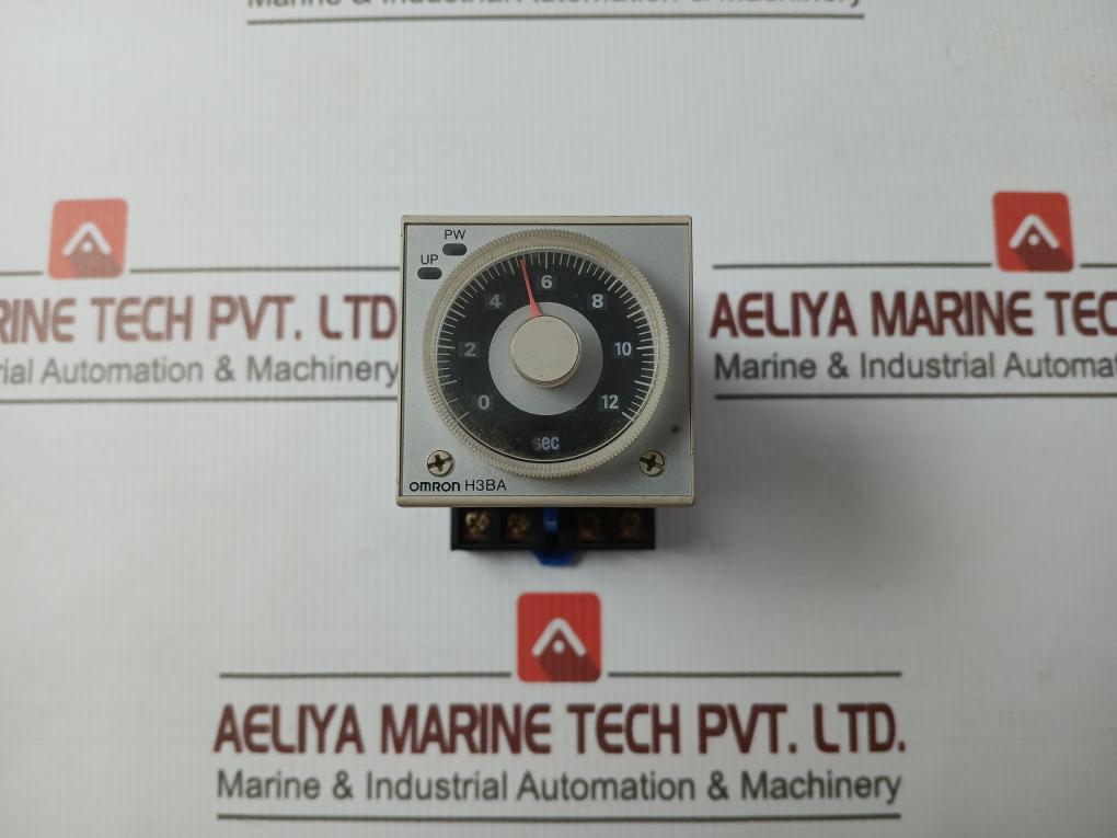 Omron H3Ba-n8H Timer 0-12Sec 110Vac 50/60Hz 5A