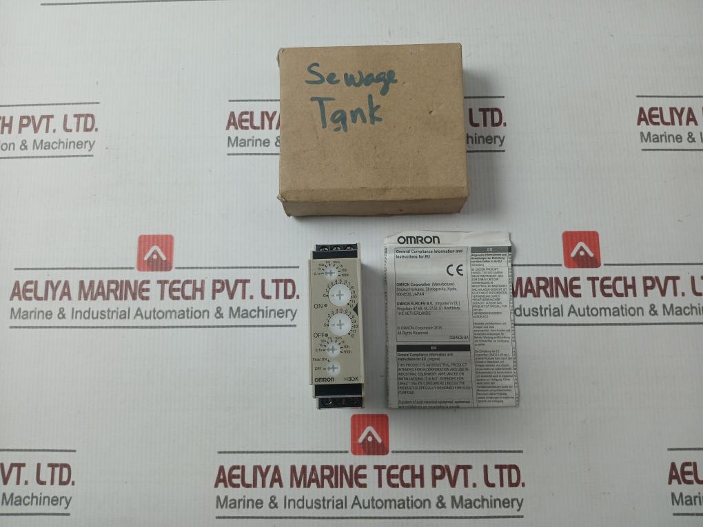 Omron H3Dk-f Timer 0.1S-1200H 250V Ac 30V Dc 5A 3264626-8A