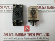 Omron Mk2P Relay With Socket Base 24Vdc 430 Ohm