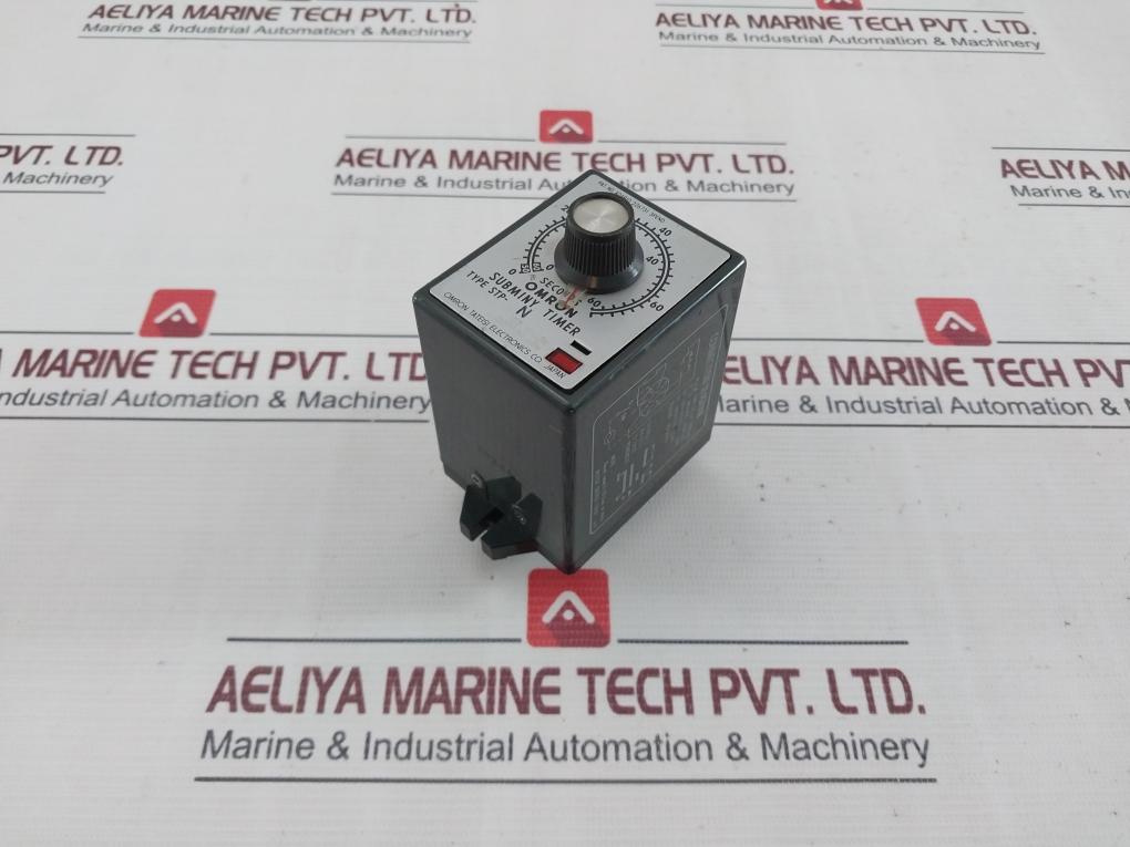 Omron Stp-n Subminy Motor-driven Timer Module 0-66 Seconds 100/110V 50/60Hz