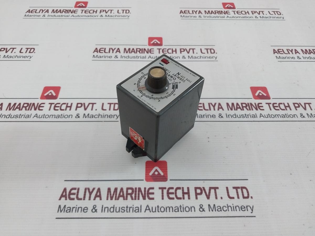 Omron Stp-n Subminy Timer 0 To 12 Second 100/110V 50/60Hz 6Va