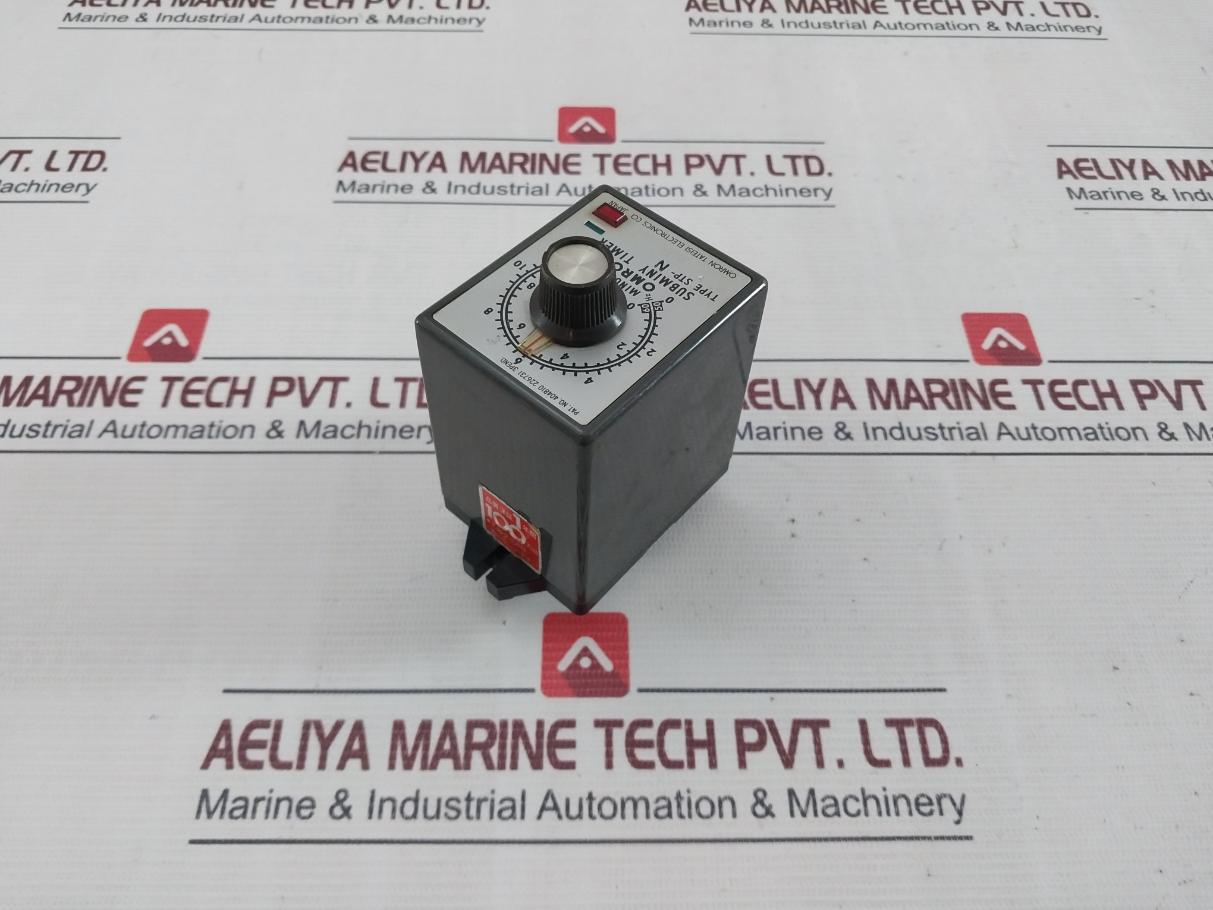 Omron Stp-n Subminy Timer 100/110V 50/60Hz 6Va 0 To 12 Second