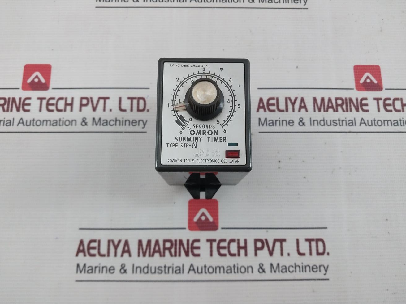 Omron Stp-n Subminy Timer 220Vac 50/60Hz 0 To 6 Second