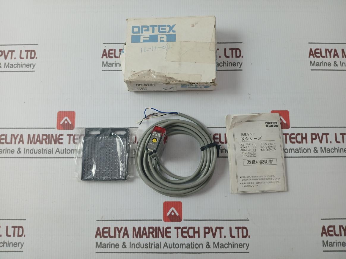 Optex Kr-q50N Photoelectric Sensor Dc 10-30V