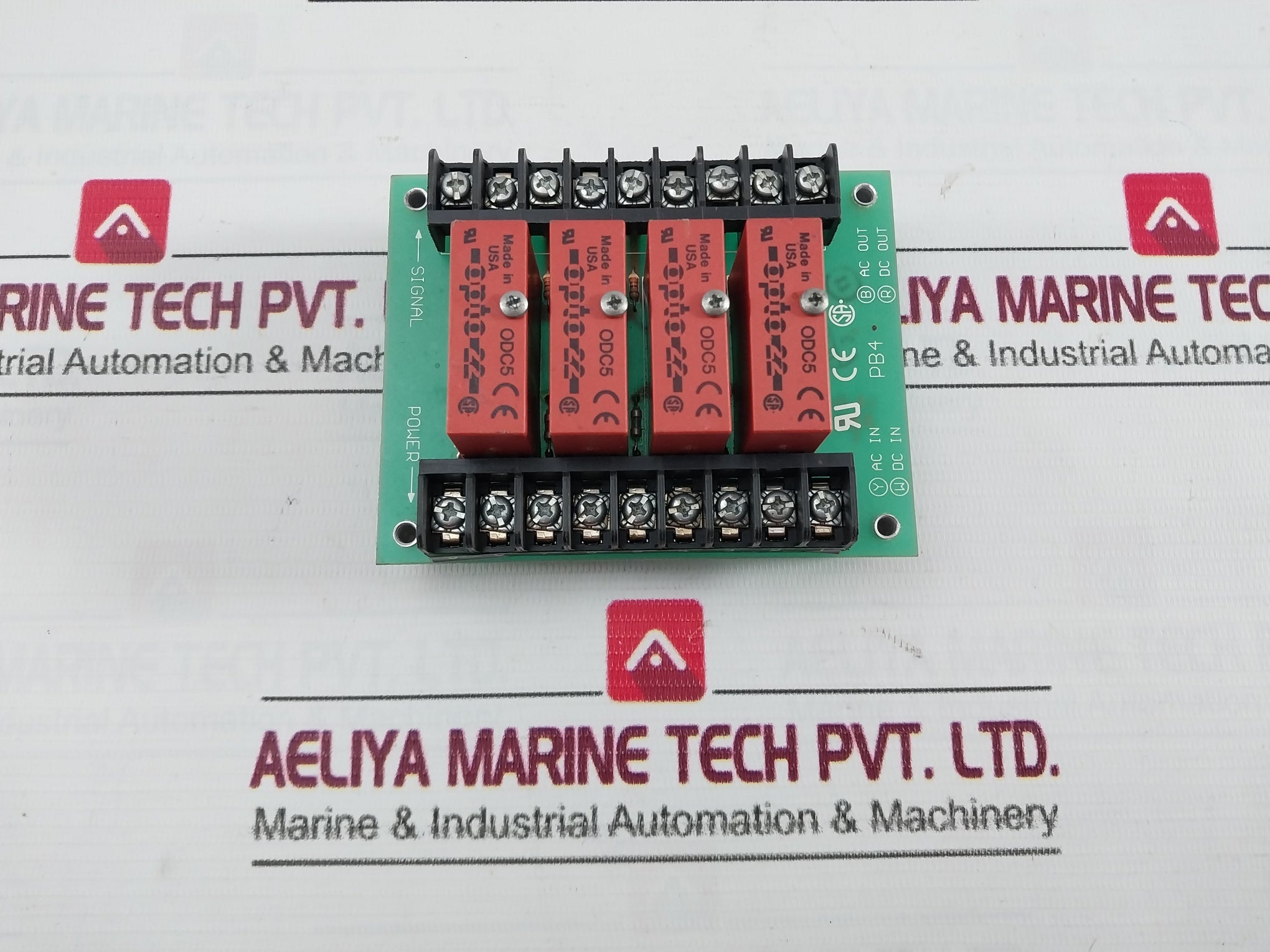 Opto 22 Pb4 Channel I/O Module Rack 200%