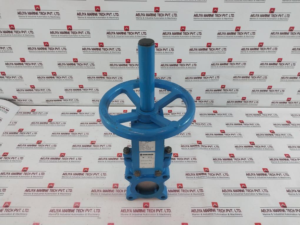Orbinox Ex04 Knife Gate Valve Dn65 Pn10 Handwheel Actuator