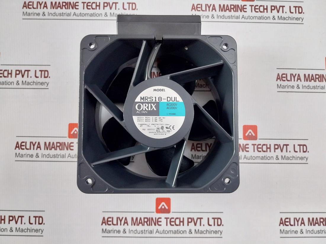 Oriental Motor Mrs18-dul Inverter Axial Cooling Fan 50-60Hz Ac200V-230V