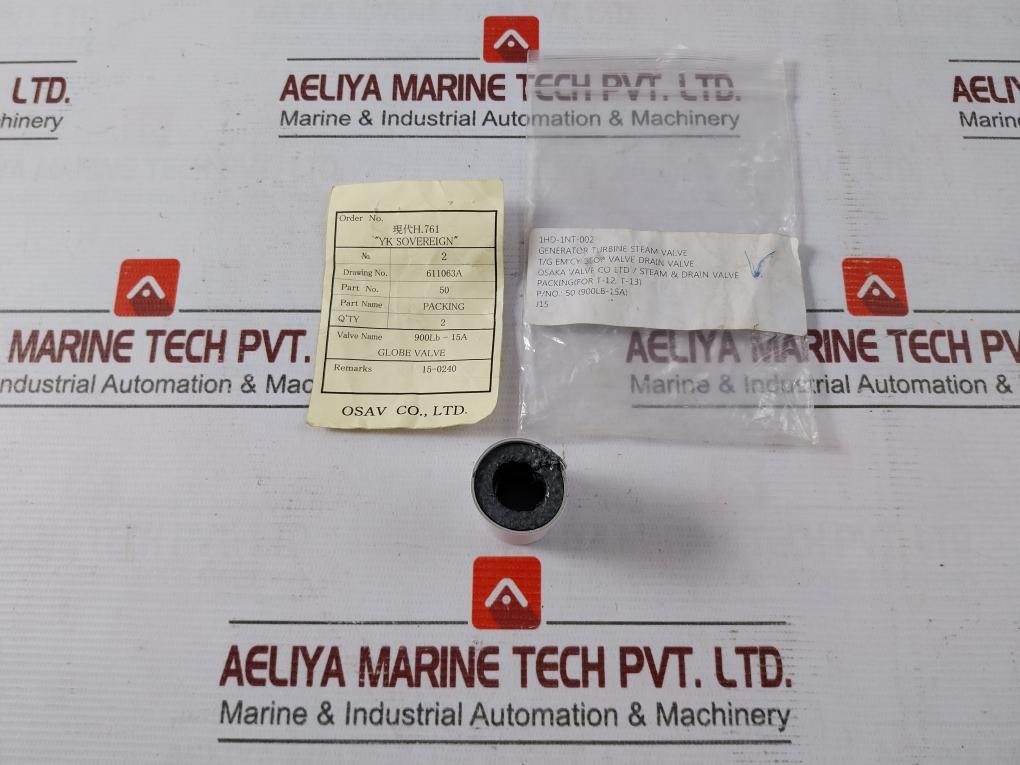Osaka 50 Emergency Stop Drain Valve Packing For T-12,13