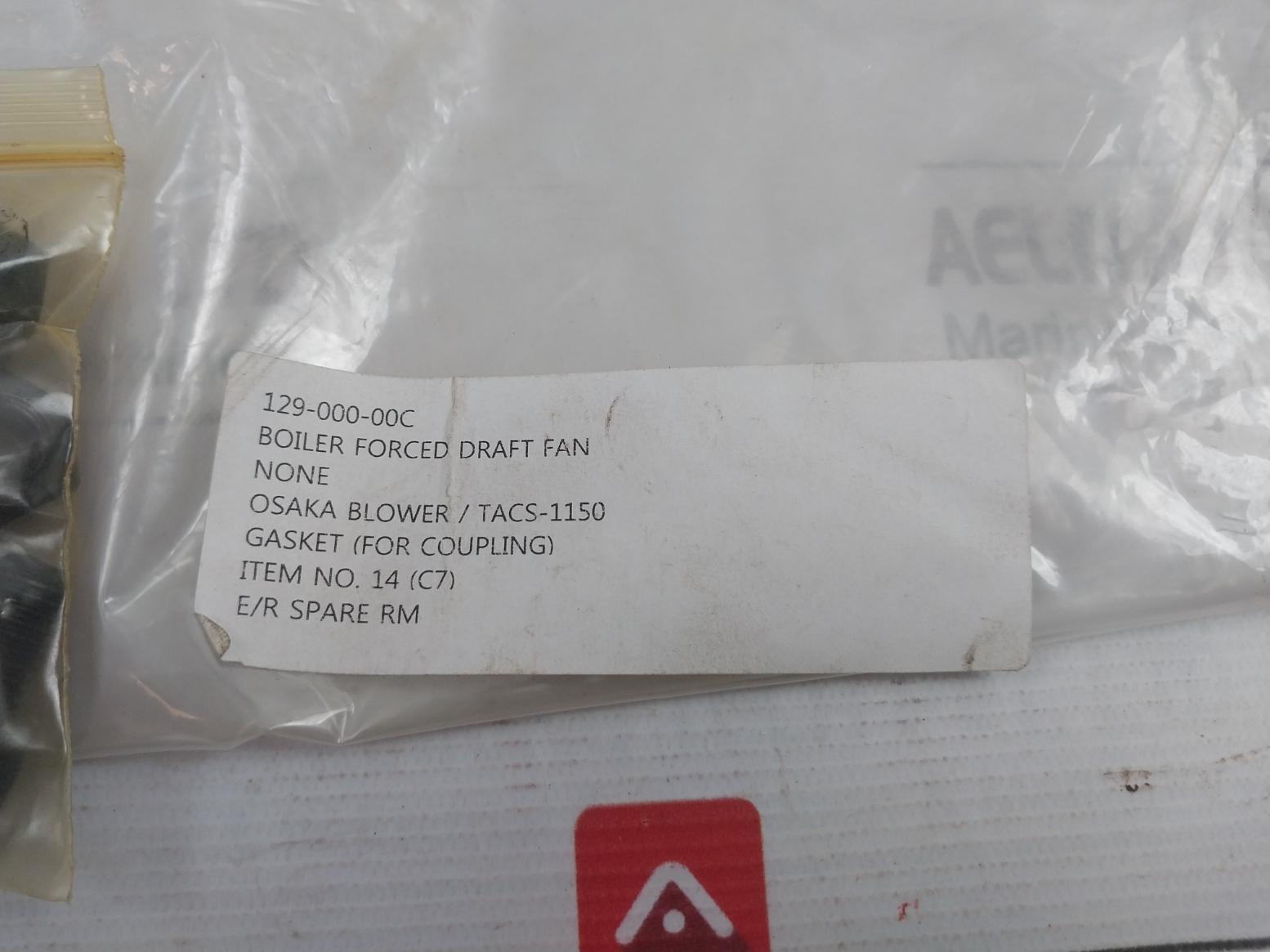 Osaka Blower Tacs-1150 Boiler Forced Draft Fan Gasket (For Coupling) 1110Tv