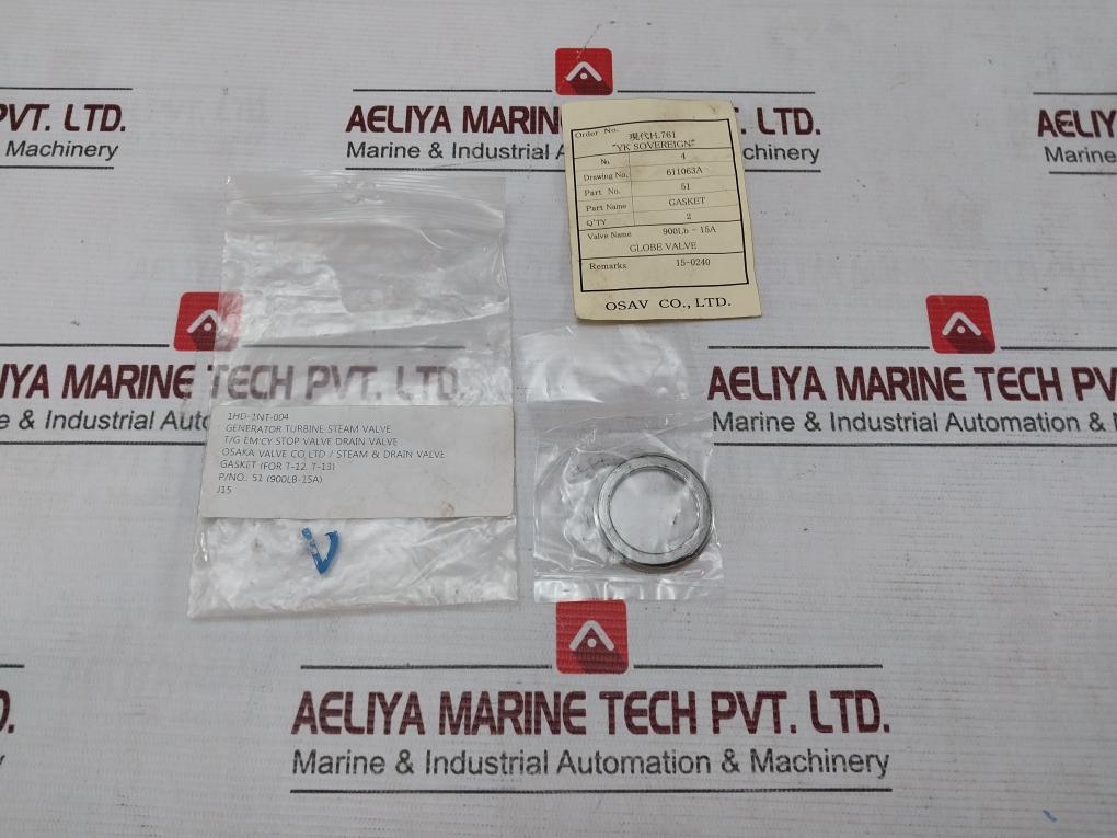 Osaka Valve 51 Steam Drain Valve 900Lb-15A