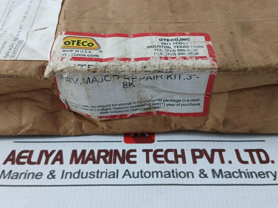 Oteco 143221 Major Repair Kit Rrv 3" 8K Complete Valve Mud 8Kpsi Ht.D00J