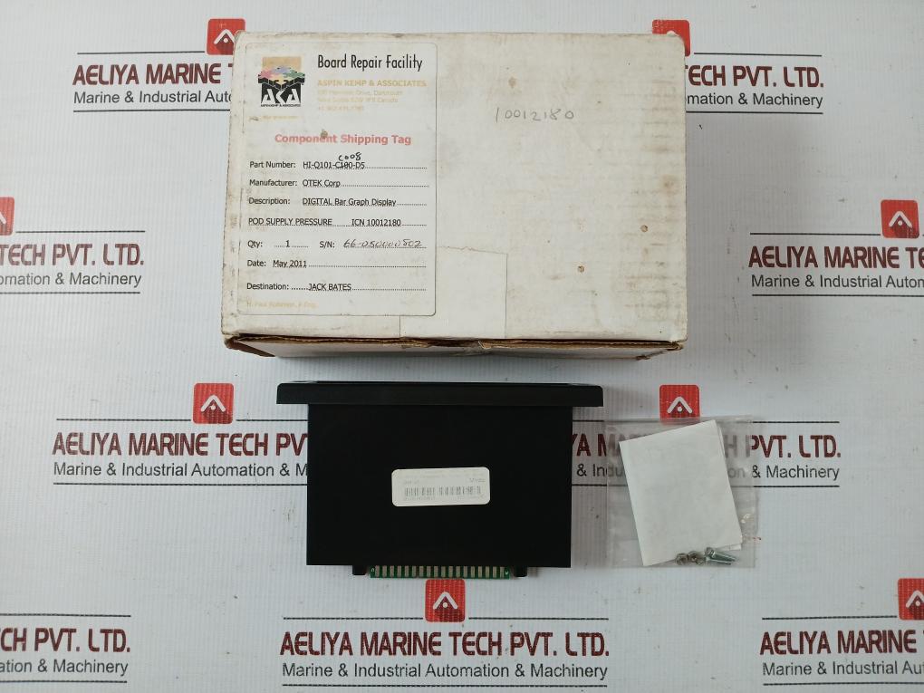 Used Otek Digital Bar Graph Display Hi-Q101-C008-D5