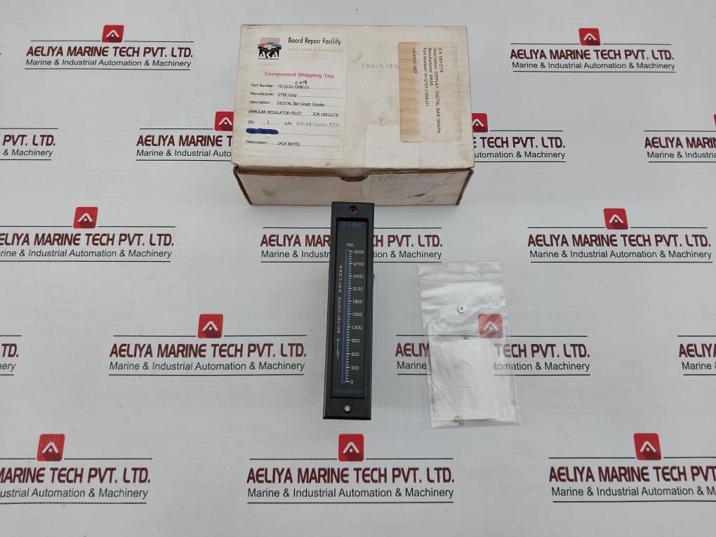 Otex Corporation Digital Bar Graph Display In Used Hi-Q101-C008-D1
