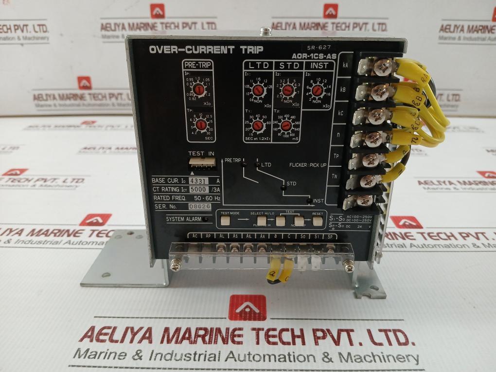 Over-Current-Trip-Unit-Ac100-250v-50-60hz-Brand-Terasaki-Aor-1cs-As-1