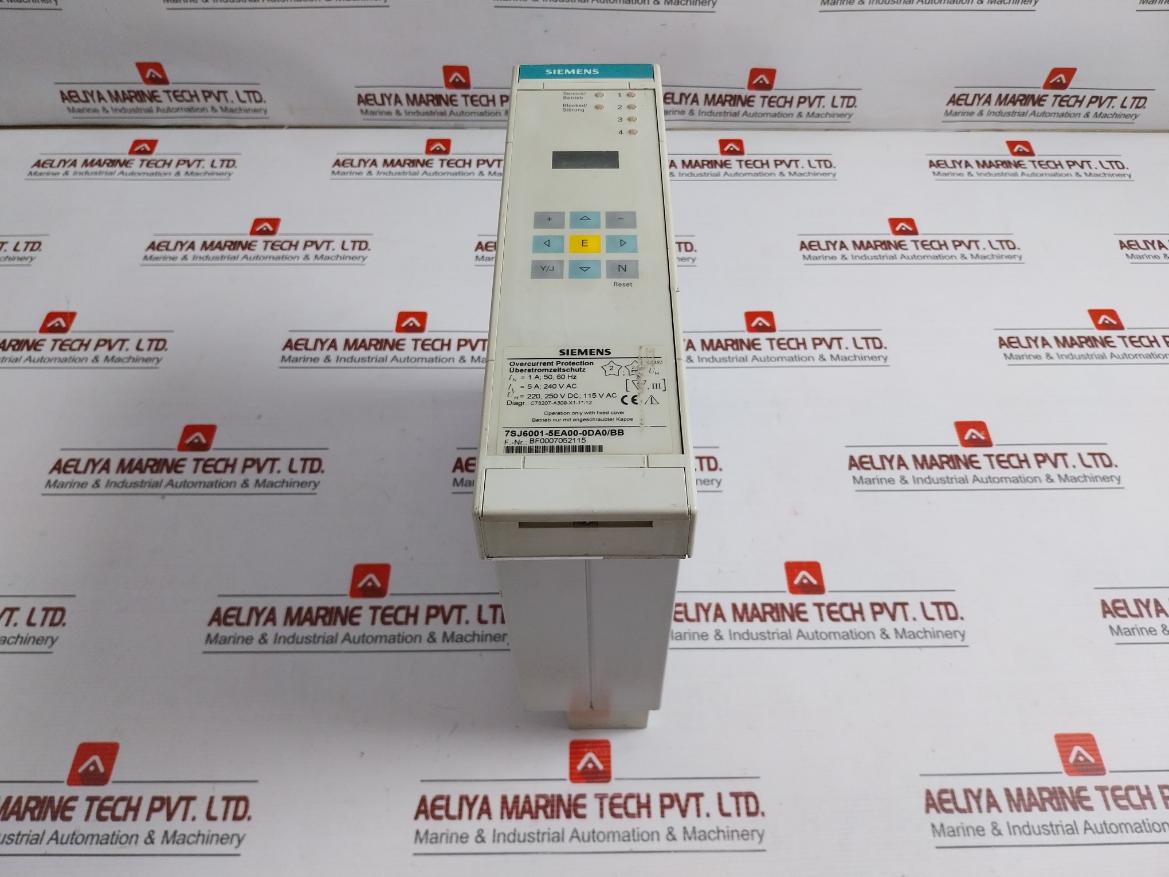 Overcurrent Protection Module Siemens 7sj6001-5ea00-0da0/Bb 50-60 Hz