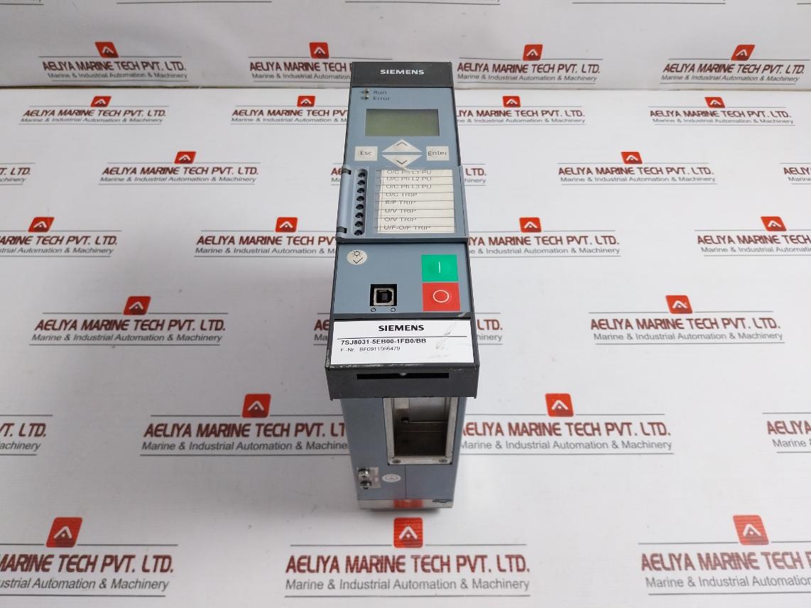 Overcurrent Protection Relay Siemens 7sj8031-5eb00-1fb0/Bb