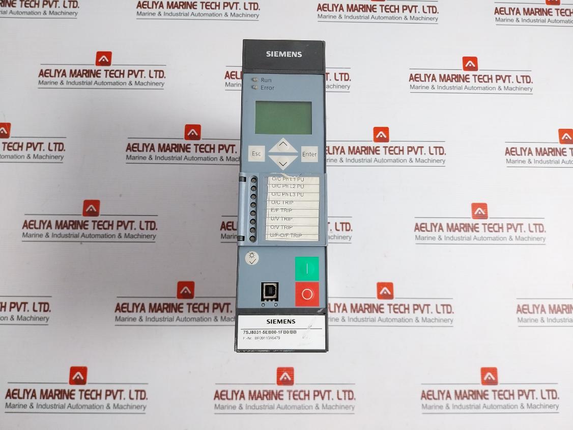 Overcurrent Protection Relay Siemens 7sj8031-5eb00-1fb0/Bb