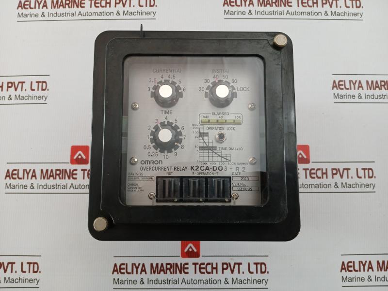 Overcurrent Relay K2ca-Do3-R2 By Omron 3-6a 5a 50/60hz