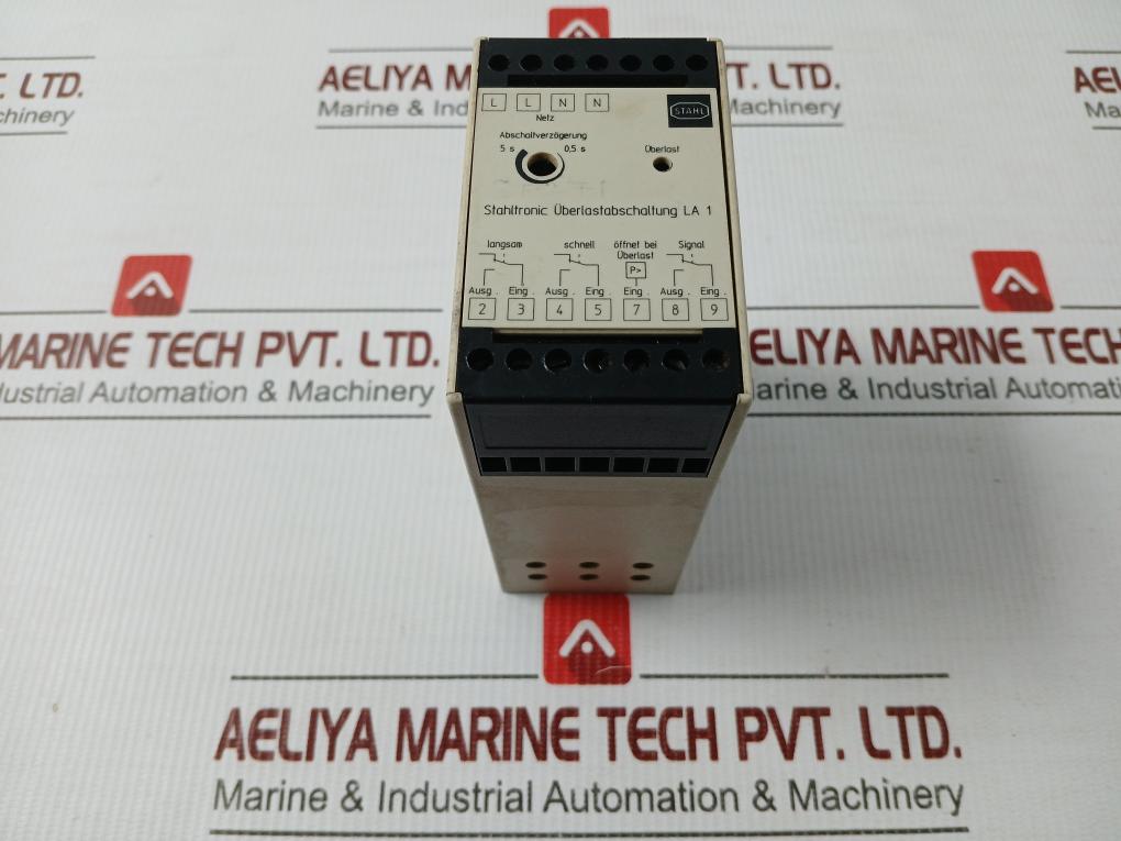 Overload Protection Control Relay Stahl La 1, 48vac 50-60hz In Used