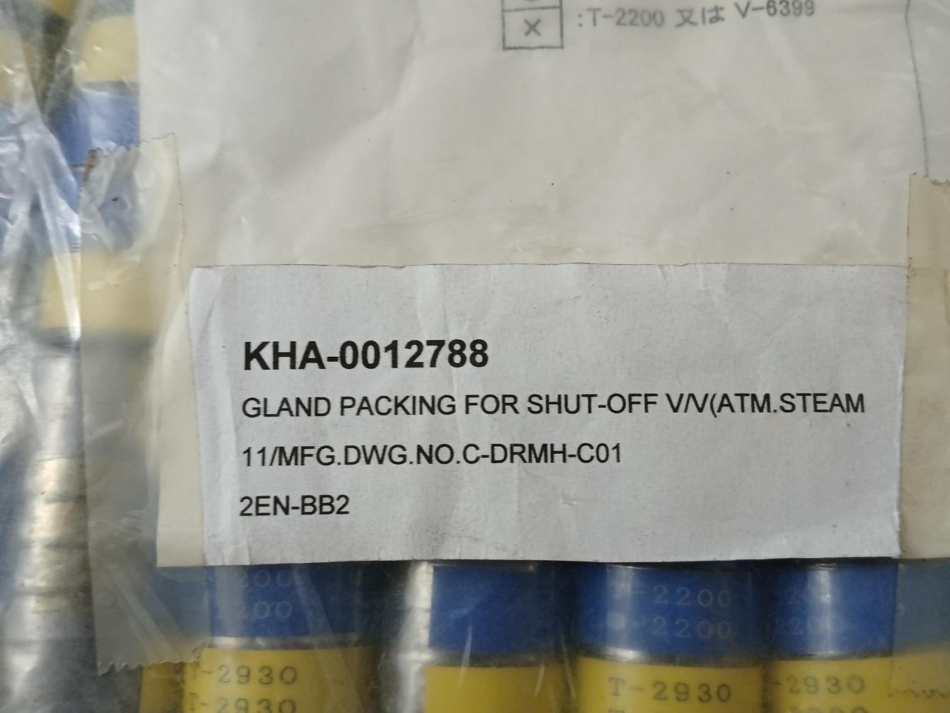 Pack Of 2X T-2930 Gland Packing For Shut-off Valve