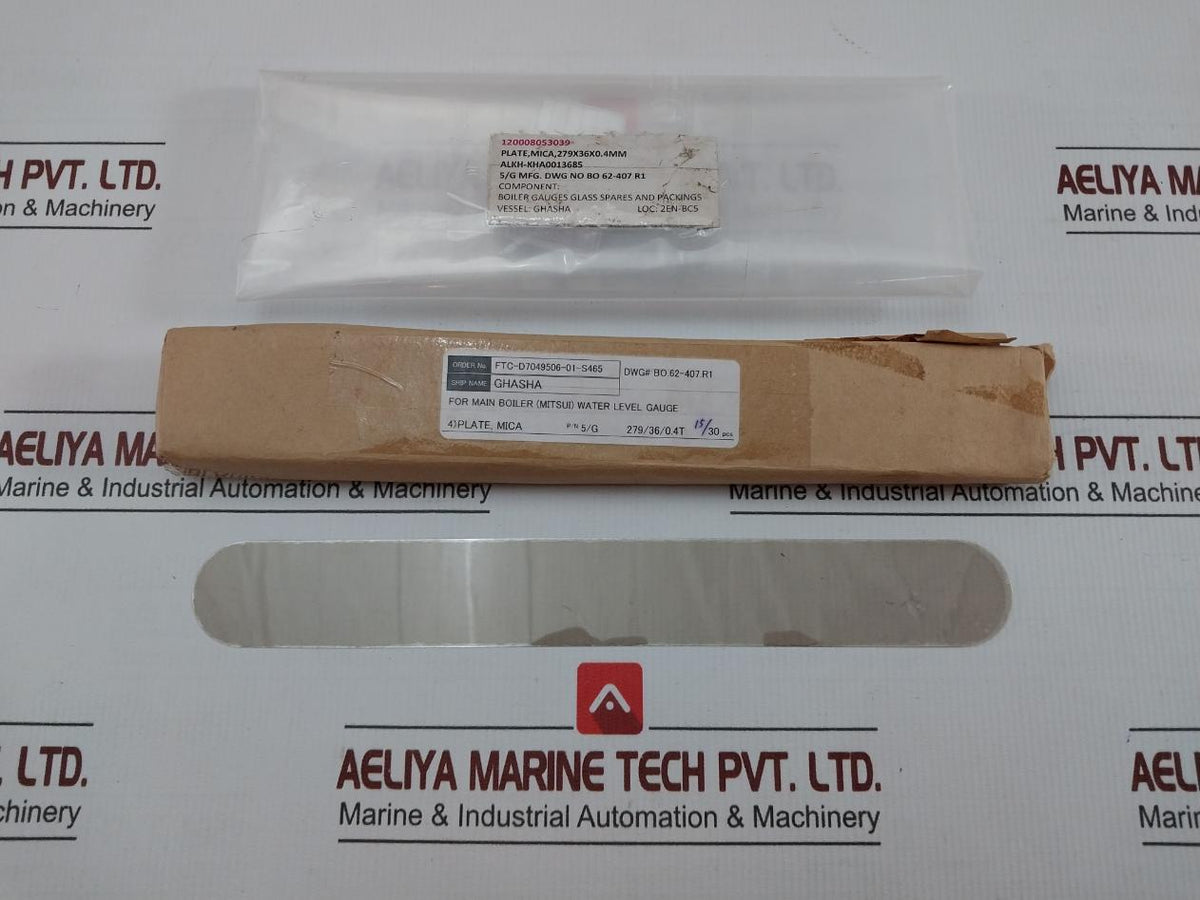 Pack Of 5x Mica Plate For Main Boiler Water Level Gauge Brand Mitsui