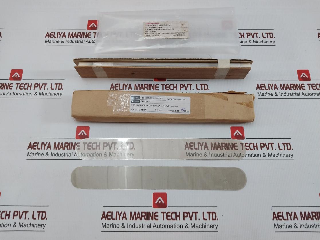 Pack Of 5x Mica Plate For Main Boiler Water Level Gauge Brand Mitsui