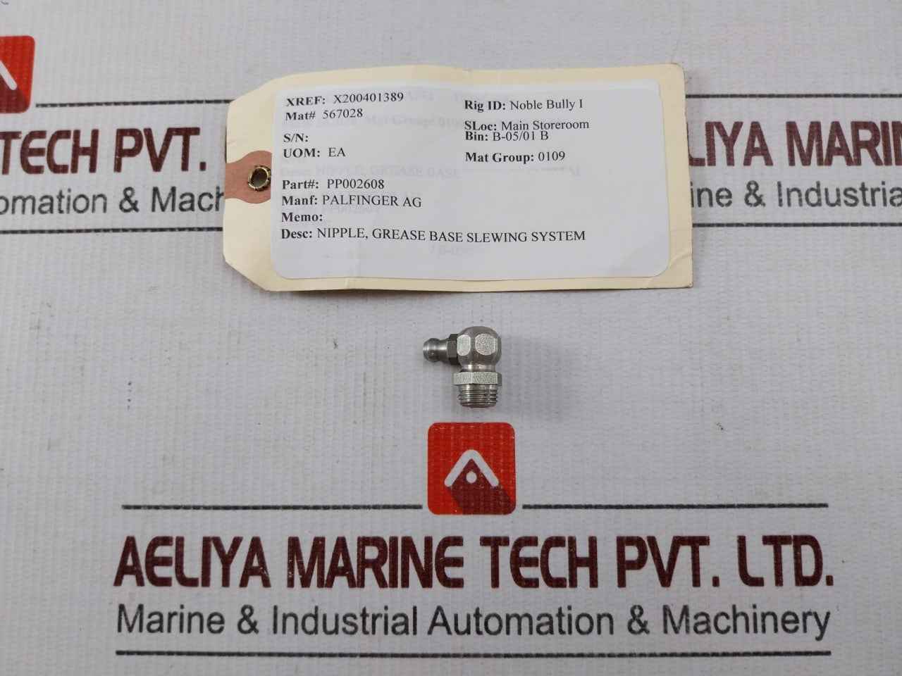 Palfinger Pp002608 Grease Nipple For Slewing System – X200401389