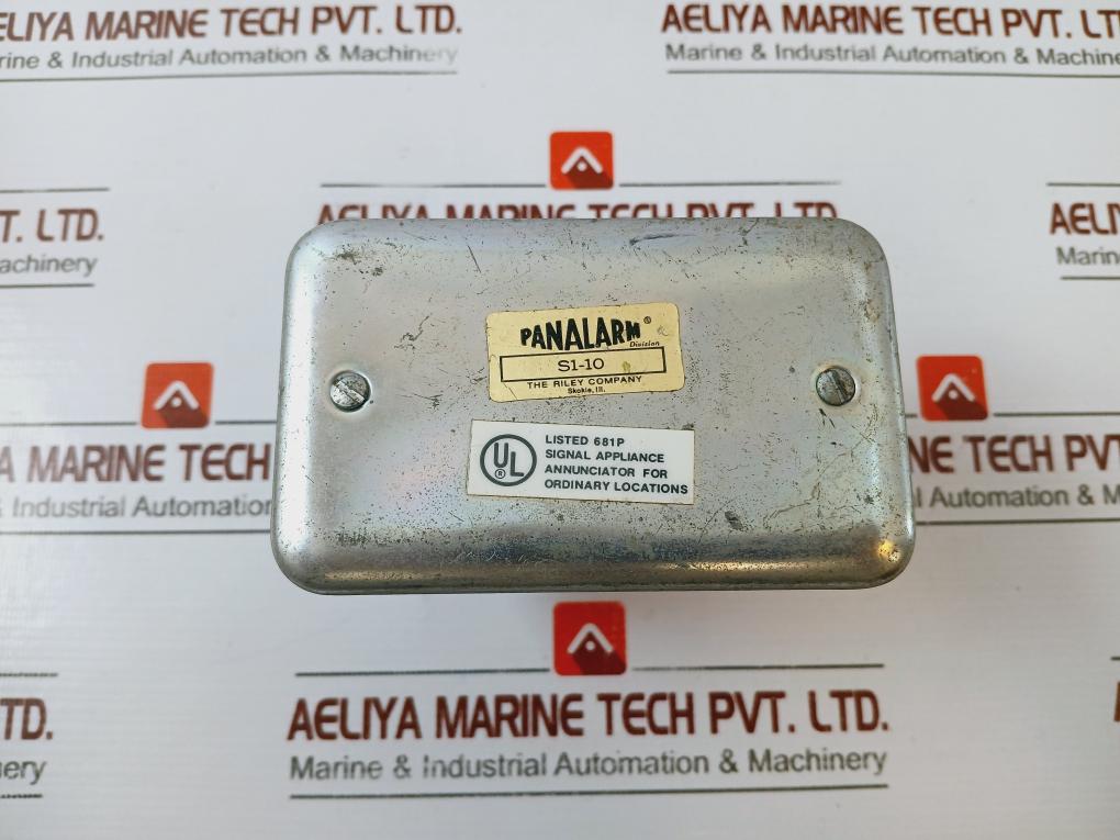 Panalarm S1-10 Rectangular Alarm Junction Box W/ Micro Switch Contact Block 600Vac