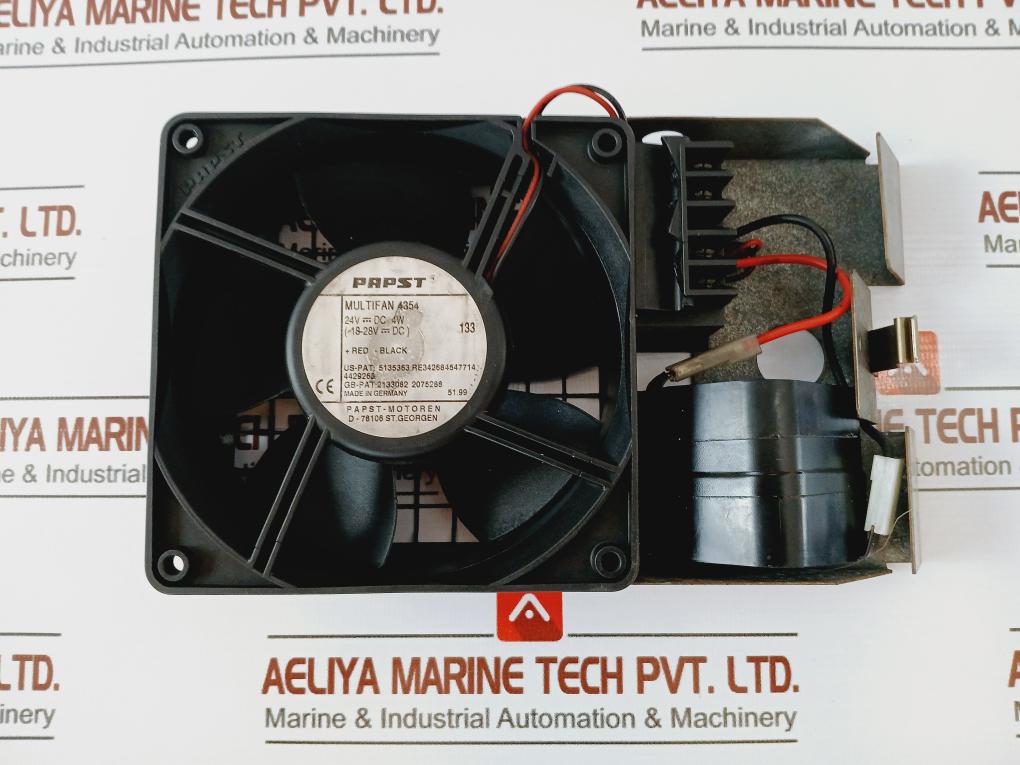 Papst 4354 Cooling Fan, W79084-q3001-b2, 24V Dc, 4W