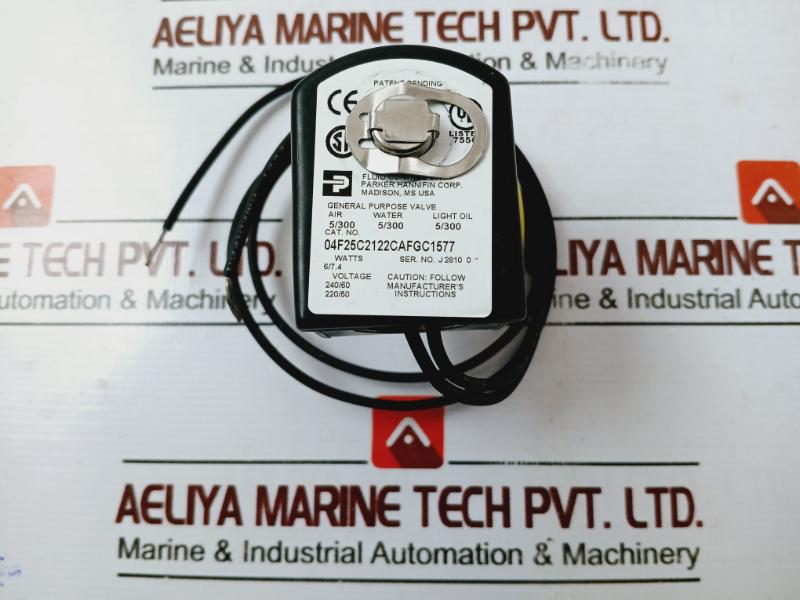Parker 04F25C2122Cafgc1577 Fluid Control Solenoid Valve -1/4 Npt 240V 
